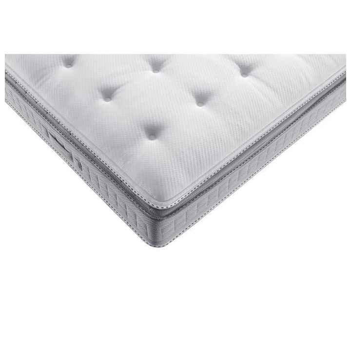 SIMMONS Matelas 160 x 200 cm - Surmatelas intégré - Ressorts ensach