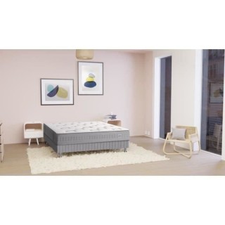 Matelas 160 x 200 cm - Ressorts ensachés - 24 cm - Tres ferme - SIMMO