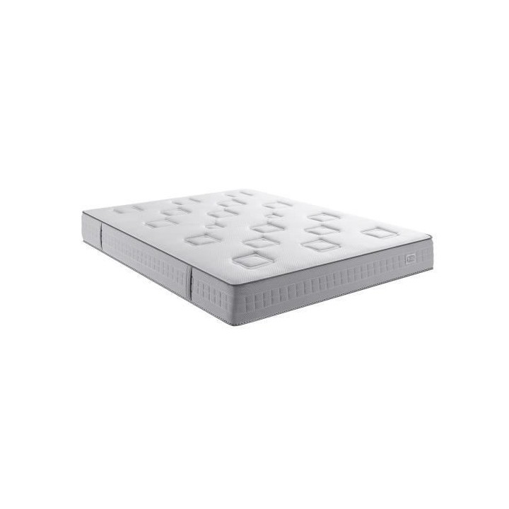 Matelas 160 x 200 cm - Ressorts ensachés - 24 cm - Tres ferme - SIMMO