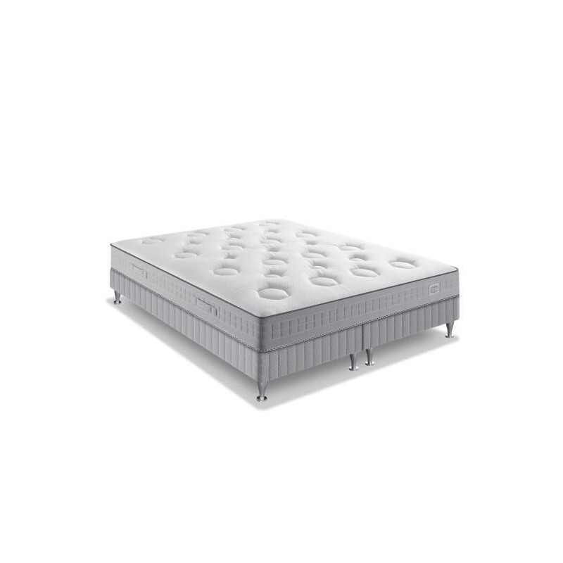 Ensemble Matelas 2x80x200 + Sommier - Ressort ensachés - 25 cm - SW4