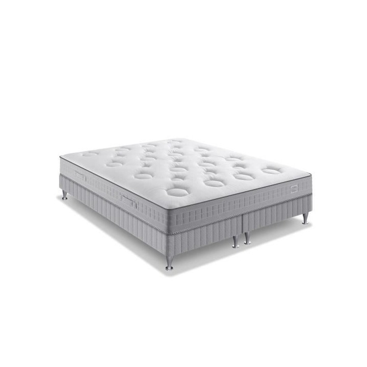 Ensemble Matelas 2x80x200 + Sommier - Ressort ensachés - 25 cm - SW4