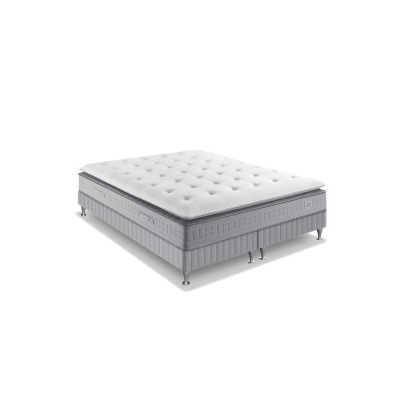 Ensemble Matelas 2x80x200 + Sommier - Ressorts enssachés - Mémoire de forme - 29 cm - SW5