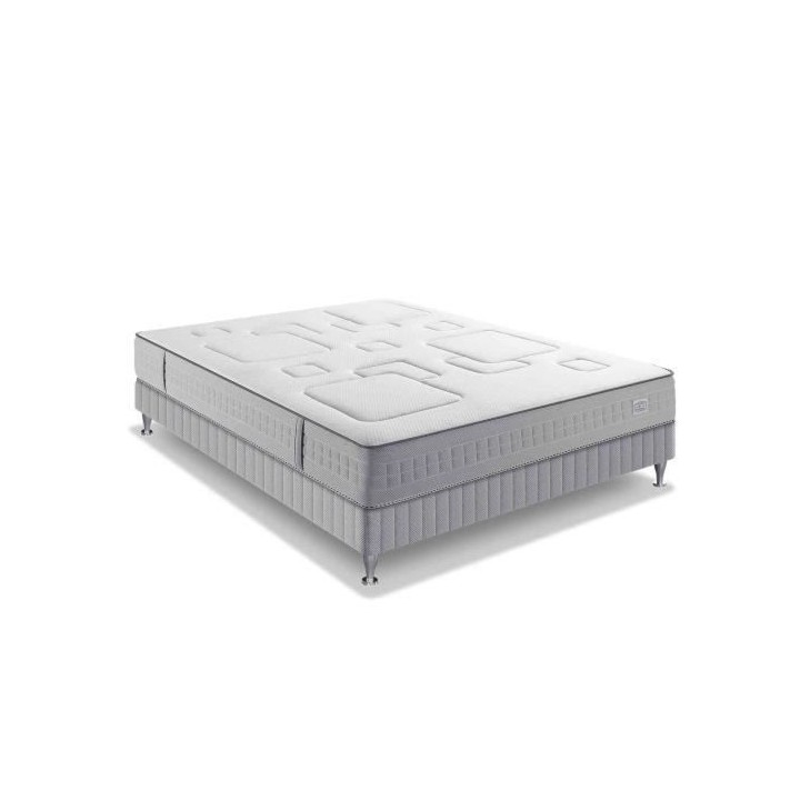 SIMMONS Ensemble Matelas 140x190 + Sommier - Ressort ensachés - 25cm
