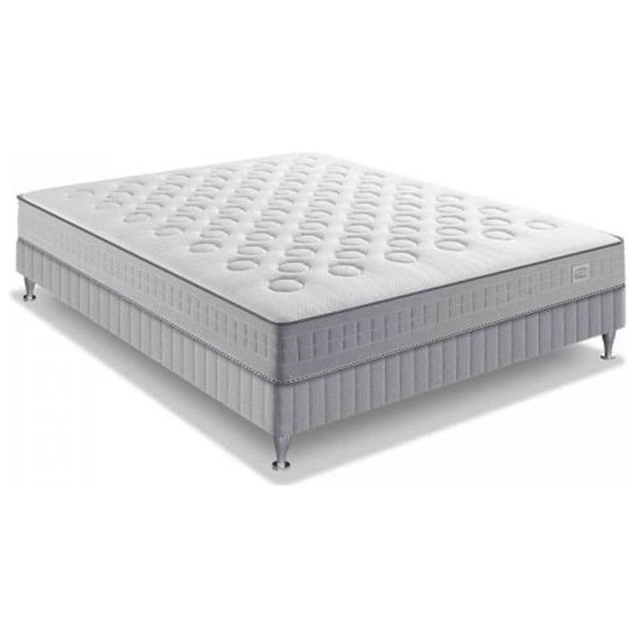 SIMMONS Ensemble Matelas 140x190 + Sommier - Ressort ensachés - 23 cm