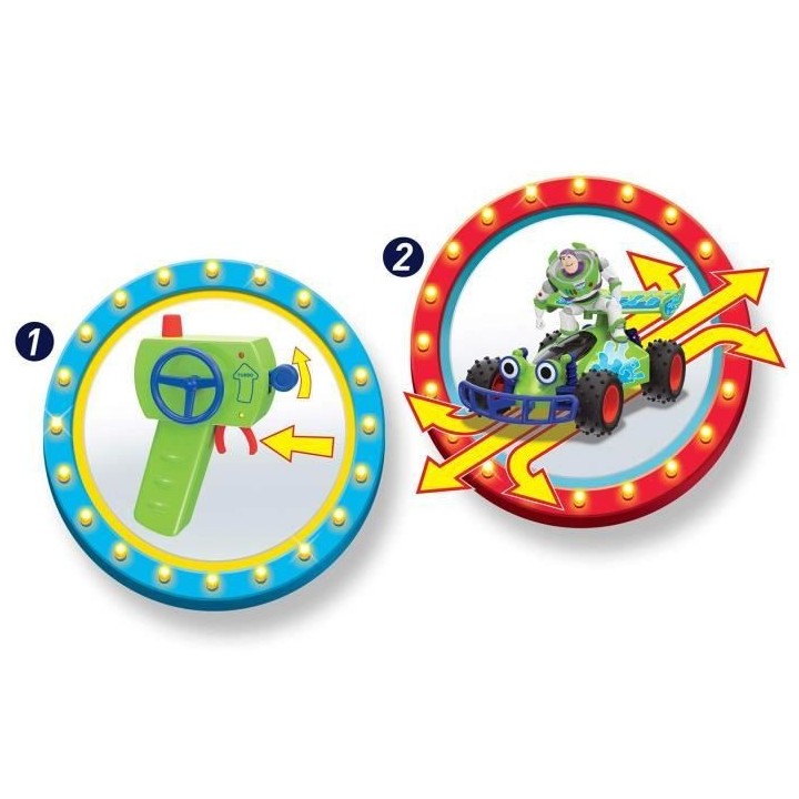 TOY STORY Buggy Radio-commandé Buzz l'éclair - Echelle 1/24e - 20113