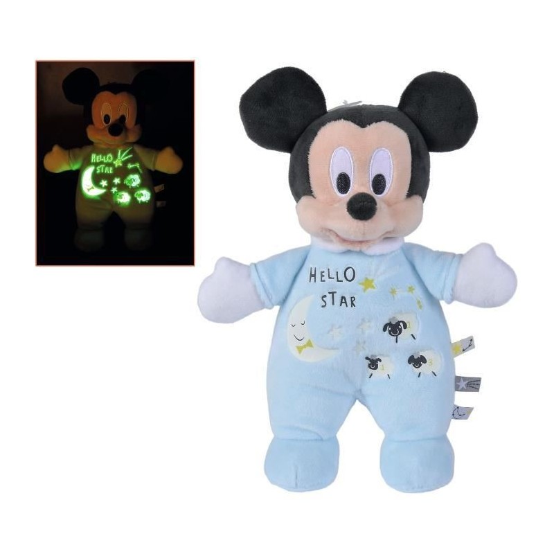 Disney - Peluche Mickey Lumineux Starry Night (25cm)