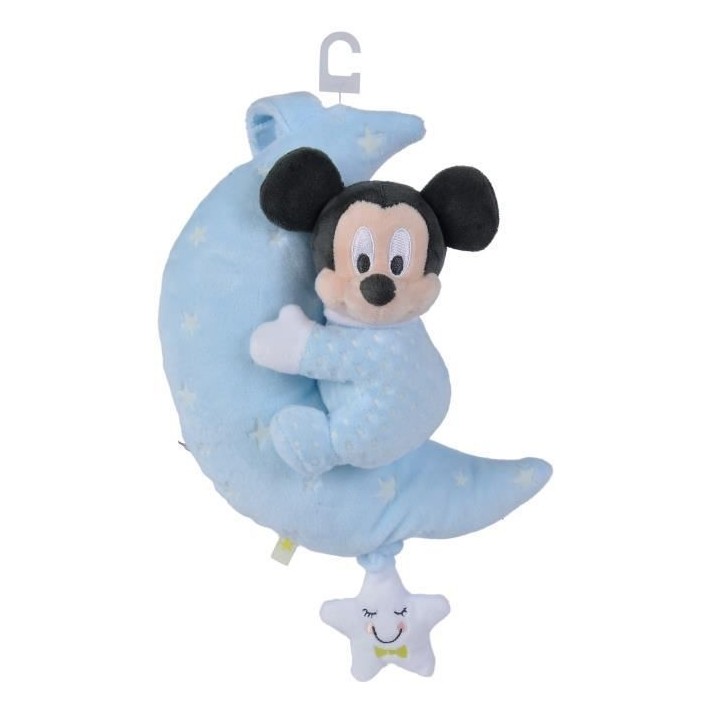 Disney -Doudou Mickey Musical Lumineux Moon Starry Night