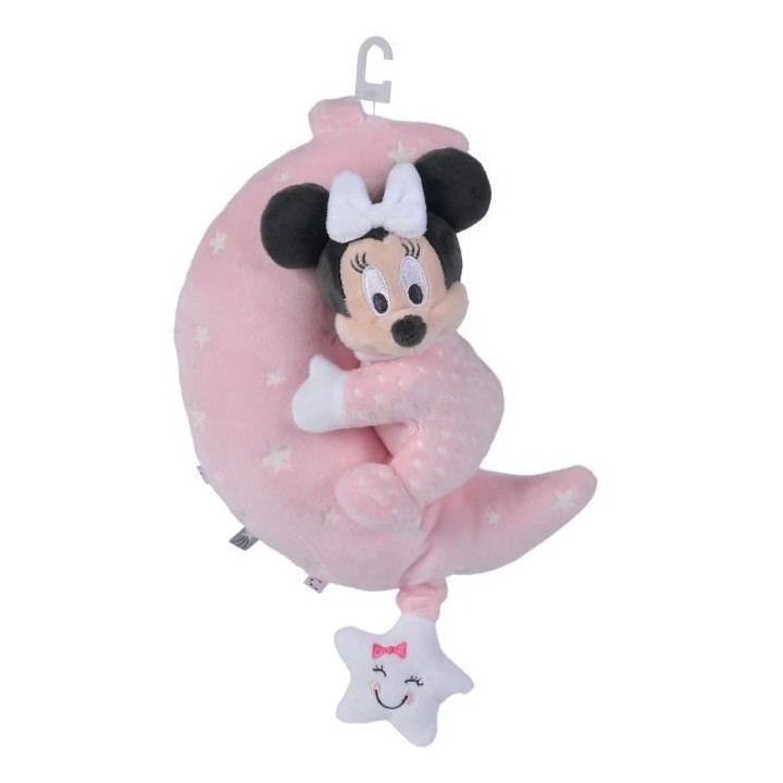 Disney Doudou Musical Lumineux Minnie Moon Starry Night