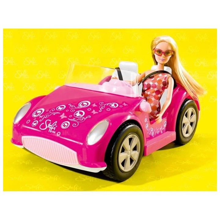 SIMBA Steffi Love Poupée Enfant -Voiture Cabriolet