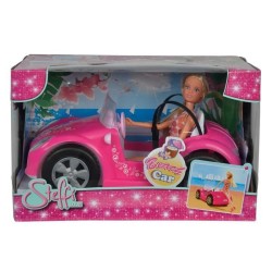 SIMBA Steffi Love Poupée Enfant -Voiture Cabriolet