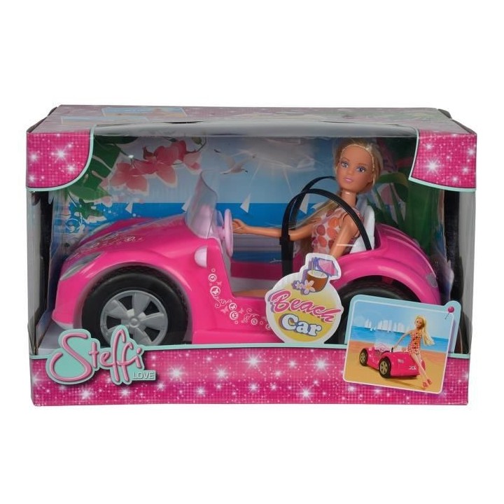SIMBA Steffi Love Poupée Enfant -Voiture Cabriolet