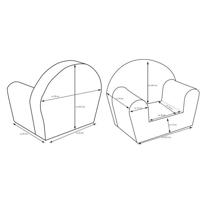 MINNIE Fauteuil Minnie Coeur Rose - Disney Baby