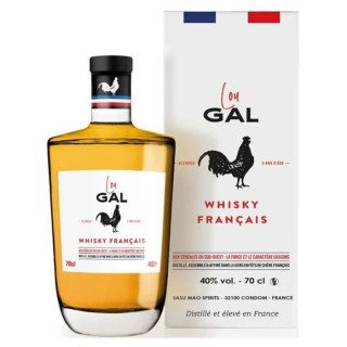 LOU GAL Whisky Blended Français - 40° - 70 cl - Avec etui