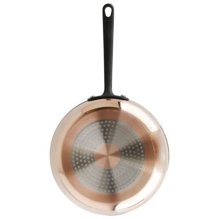 SITRAM - MANDORA - 713553 - Poele Ø24cm en Inox extérieur cuivre ind