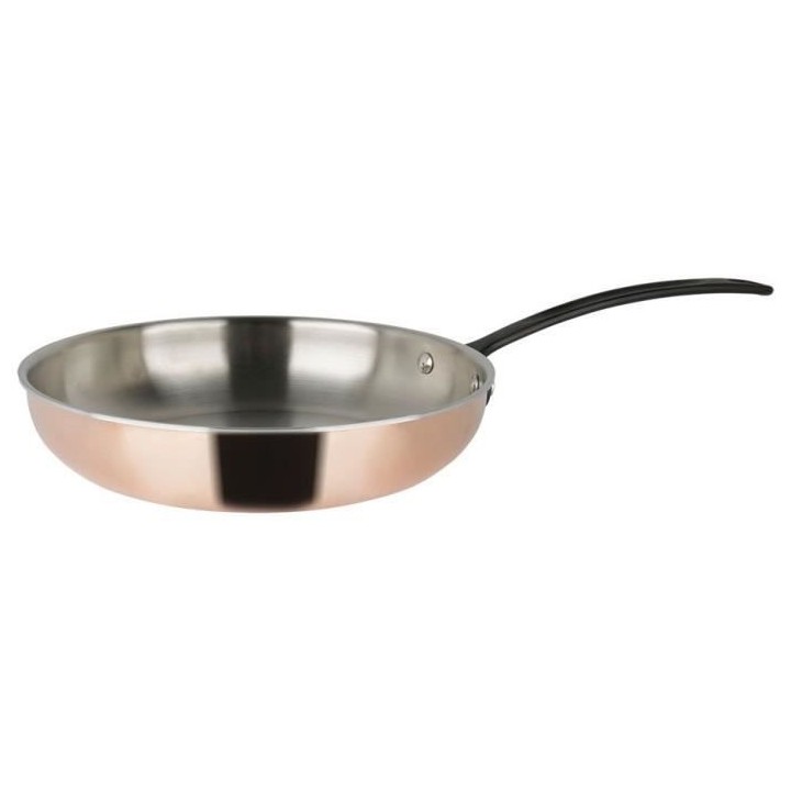 SITRAM - MANDORA - 713554 - Poele Ø28cm en Inox extérieur cuivre ind