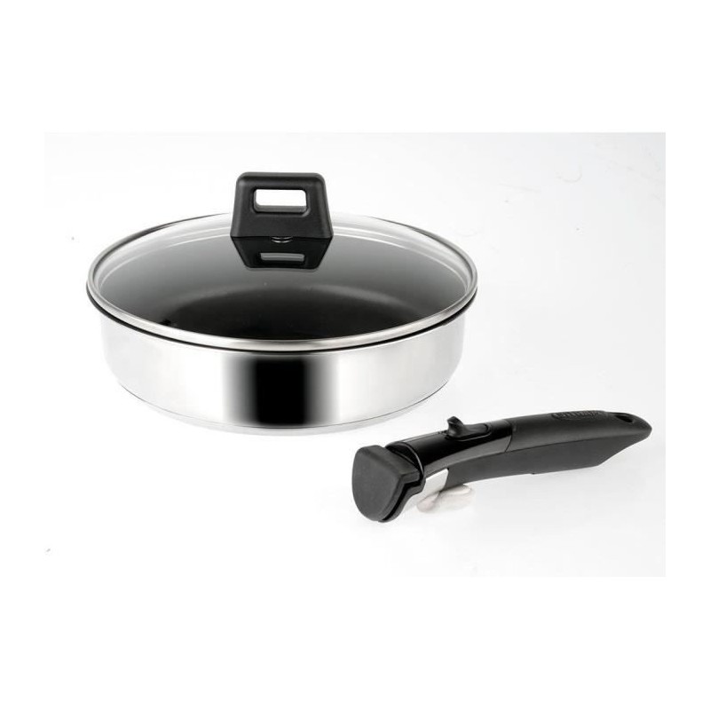 SITRAM - SITRAM INOX - 714263 - Sauteuse Ø26cm inox amovible induction