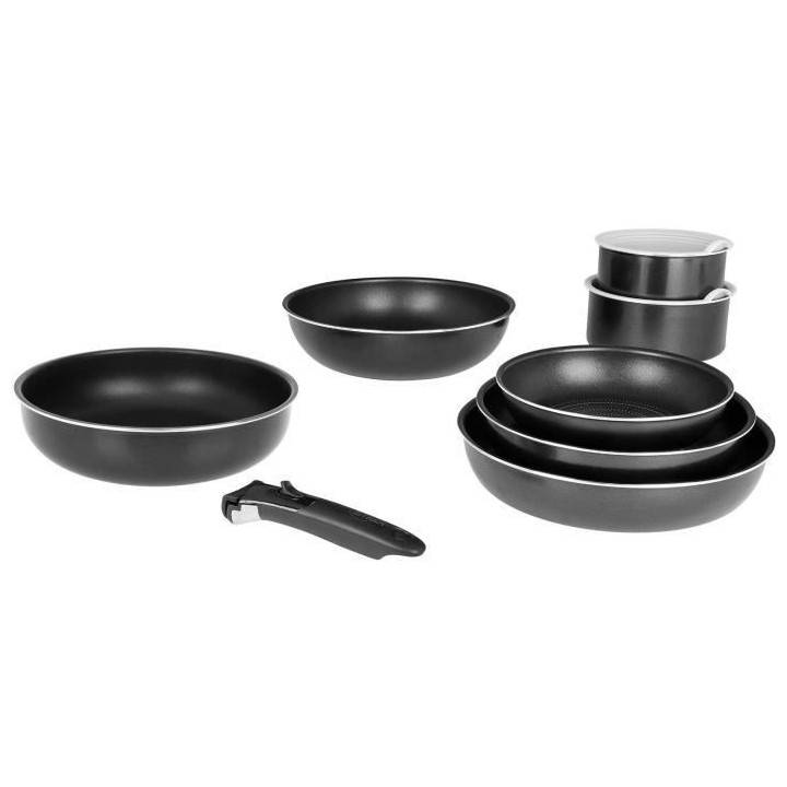 SITRAM 714641 - Batterie de cuisine 10 pieces Aluminium pressé - Reve