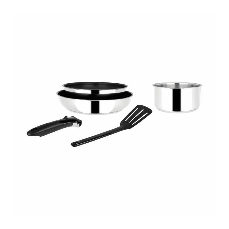 SITRAM 714947 - Batterie de cuisine 5 pieces - Gamme Sitramovible - Inox - Tous feux dont induction