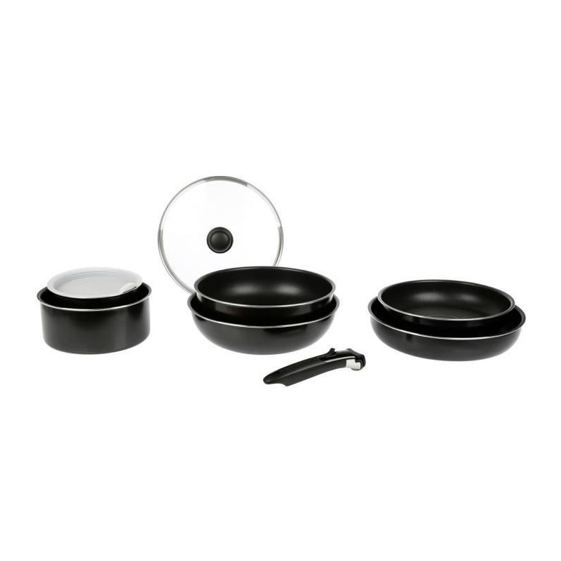 SITRAM 715093 - Batterie de cuisine 10 pieces en Aluminium pressé - Tous feux dont induction