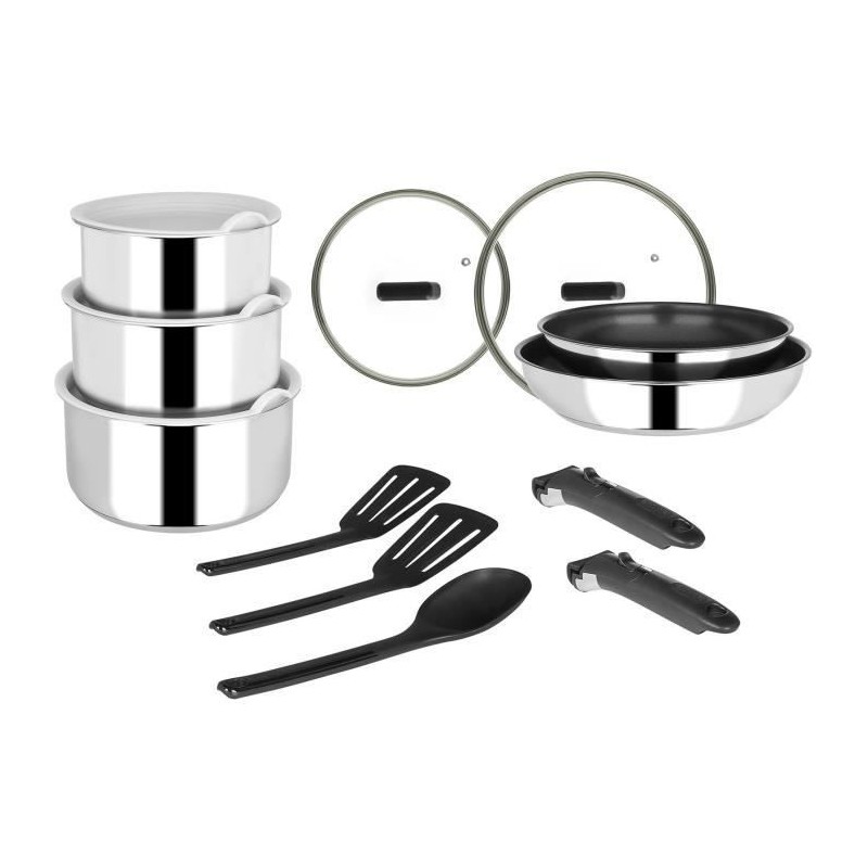 SITRAM 715095 - Batterie de cuisine 15 pieces - Inox