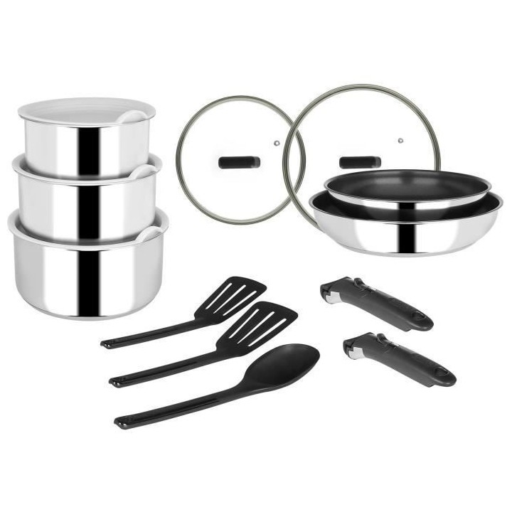 SITRAM 715095 - Batterie de cuisine 15 pieces - Inox