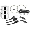 SITRAM 715095 - Batterie de cuisine 15 pieces - Inox