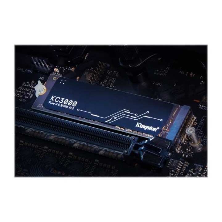KINGSTON - SSD Interne - KC3000 - 512Go - M.2 NVMe (SKC3000S/512G)
