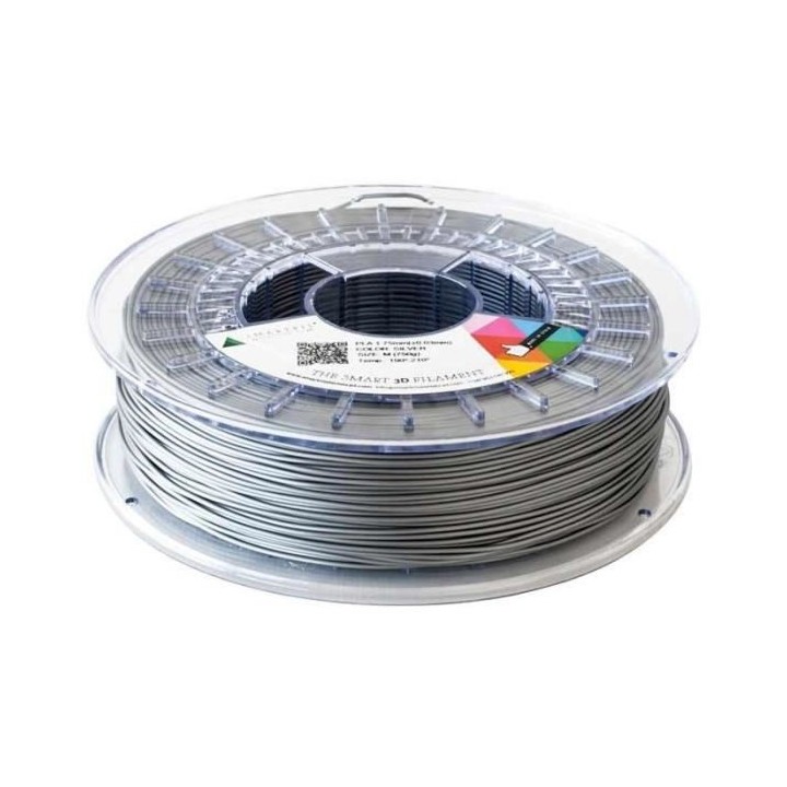 SMARTFIL Filament PLA - 2.85mm - Argent - 750g