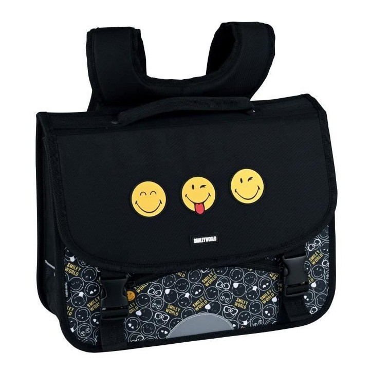 SMILEY Gibeciere Smile 41 cm 3 compartiments
