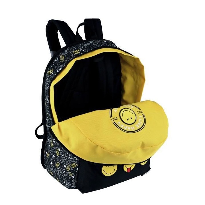 SMILEY Sac Borne Souple Reversible Smile