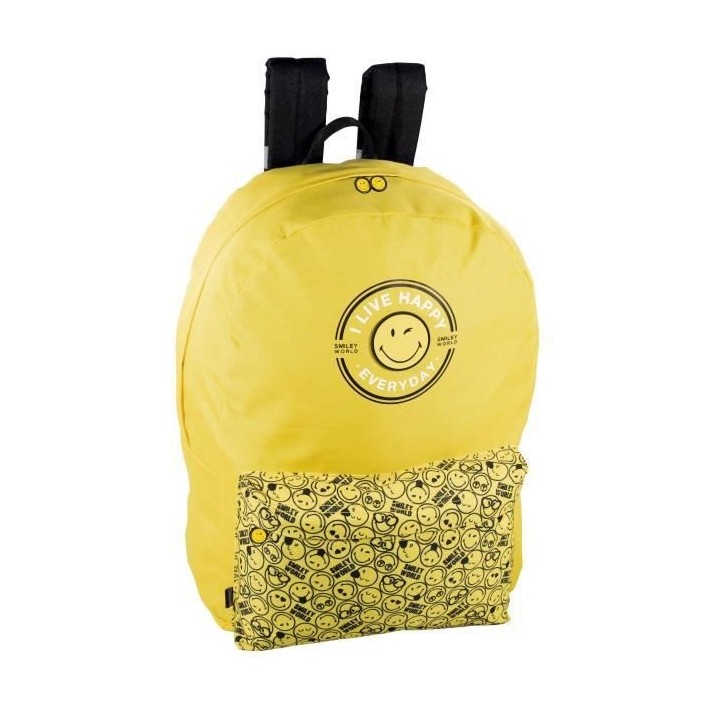 SMILEY Sac Borne Souple Reversible Smile