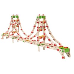 EICHHORN Jeu Construction Bois - Golden Gate 3 en 1 - 444 Pieces