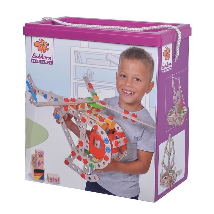 Helicoptere 5en1 EICHHORN 225 pieces