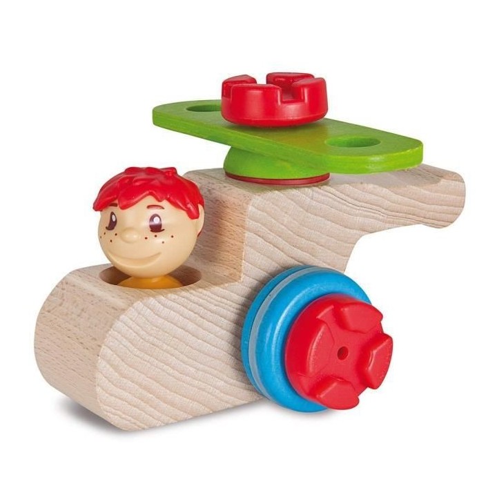 EICHHORN - Constructor Maxi Bois - Helicoptere 9 Pcs