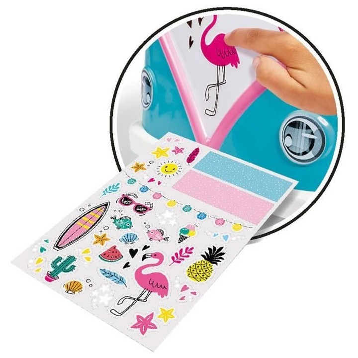 Poupée mannequin 29cm Steffi love et son camping car qui s'ouvre