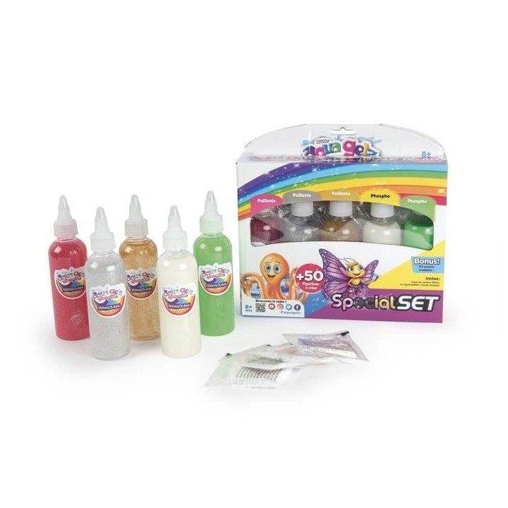 Aqua Gelz Set Paillettes Et Phospho - SMOBY