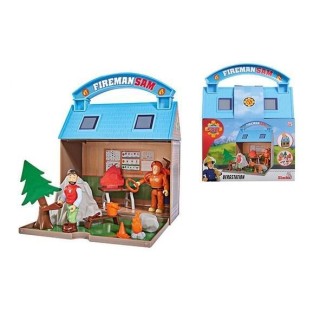 SAM LE POMPIER Playset Secours Montagne + Figurine