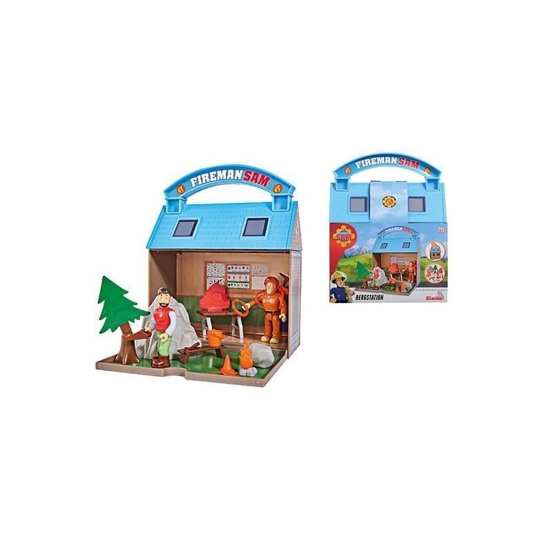 SAM LE POMPIER Playset Secours Montagne + Figurine