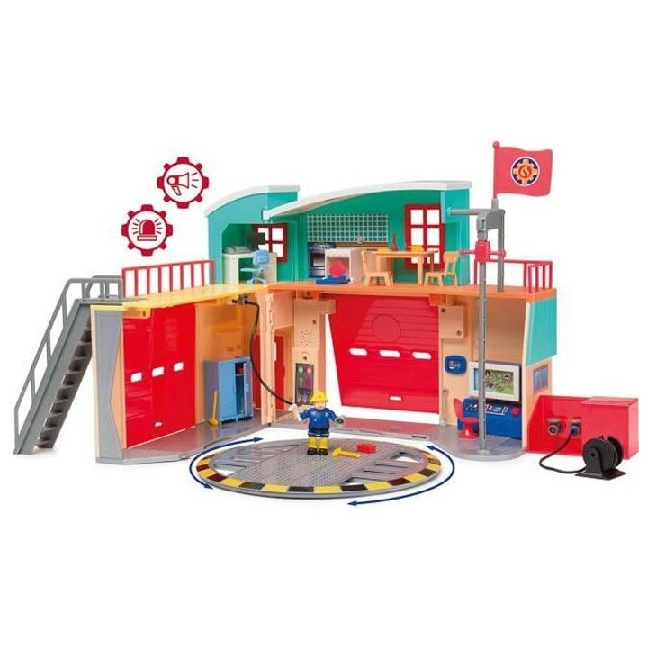 SAM LE POMPIER Caserne Pontypandy + 1 figurine