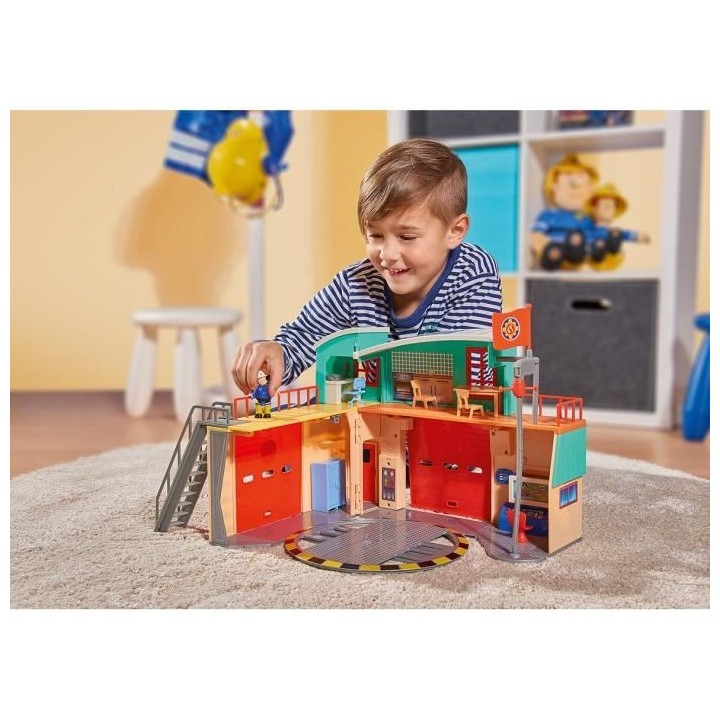 SAM LE POMPIER Caserne Pontypandy + 1 figurine