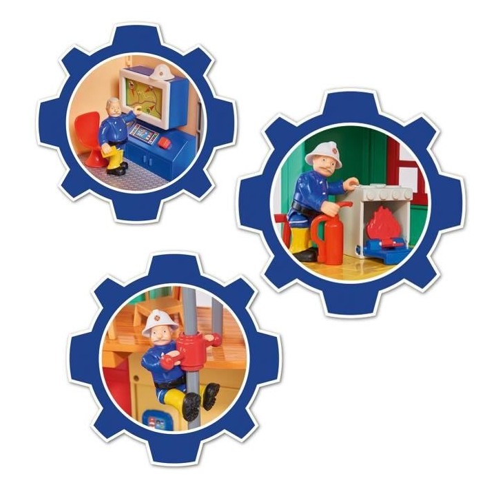 SAM LE POMPIER Caserne Pontypandy + 1 figurine