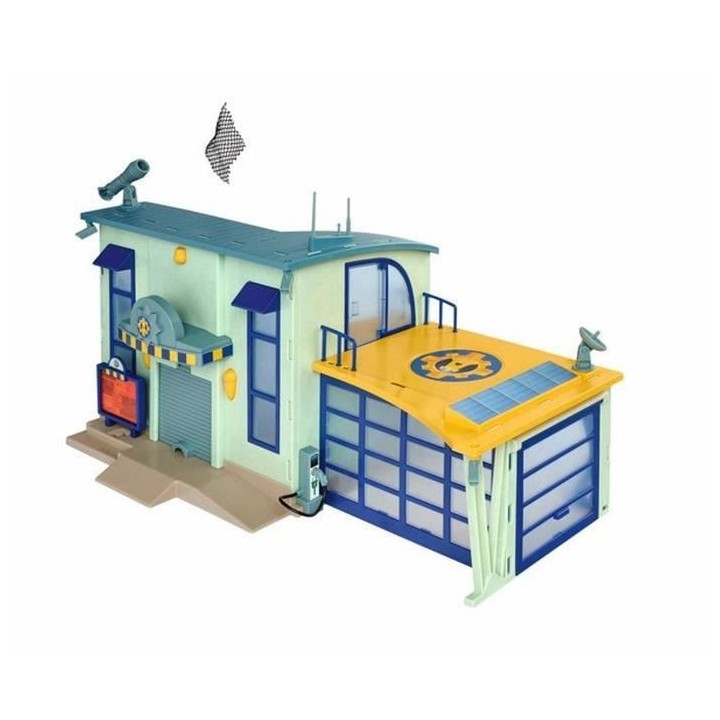 Simba - Sam le Pompier - Commissariat de Police + 1 Figurine - Sons et