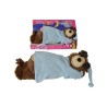 Masha & Michka - Peluche Michka Ronfleur 40 Cm - Pyjama Phosphorescent