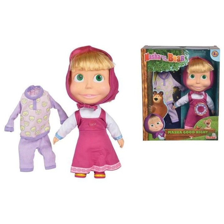 SIMBA Masha & Michka - Poupée Masha Musicale 30 Cm