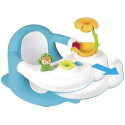 COTOONS Siege De Bain Bleu - 2 en 1 - ventouses incluses - pour bébé des 6 mois - SMOBY