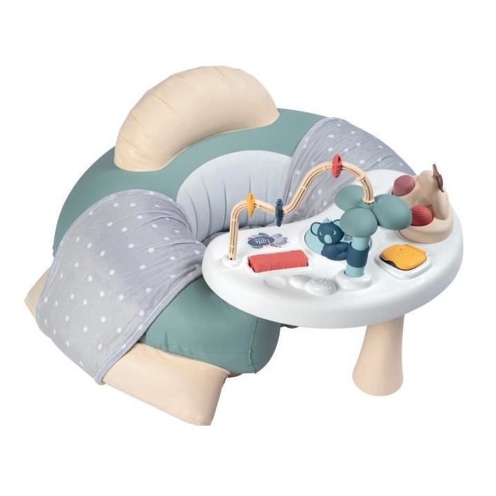 Little Smoby Cosy Seat - 1 siege bébé avec housse tissu + tablette d