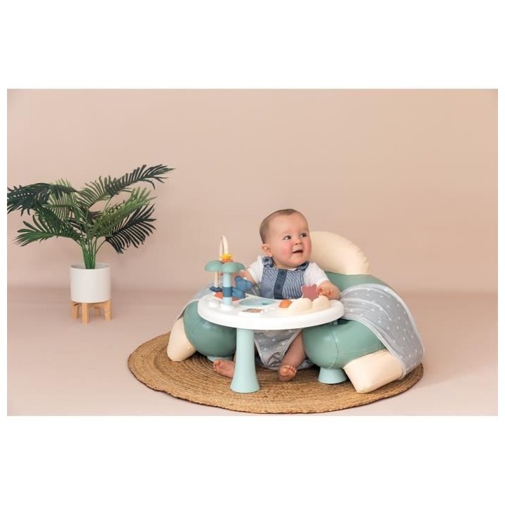 Little Smoby Cosy Seat - 1 siege bébé avec housse tissu + tablette d