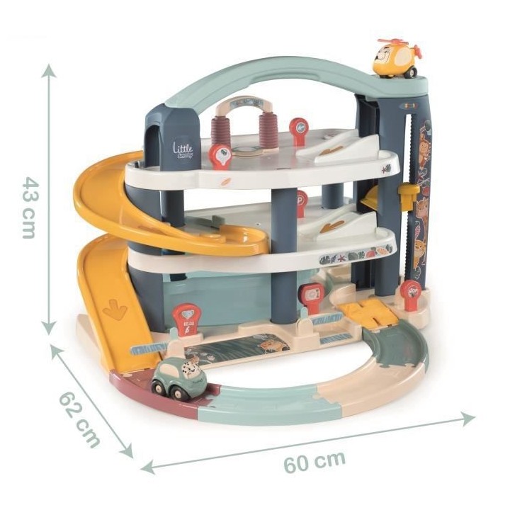 Smoby maxi-cosi poussette + landau sauge - des 3 ans