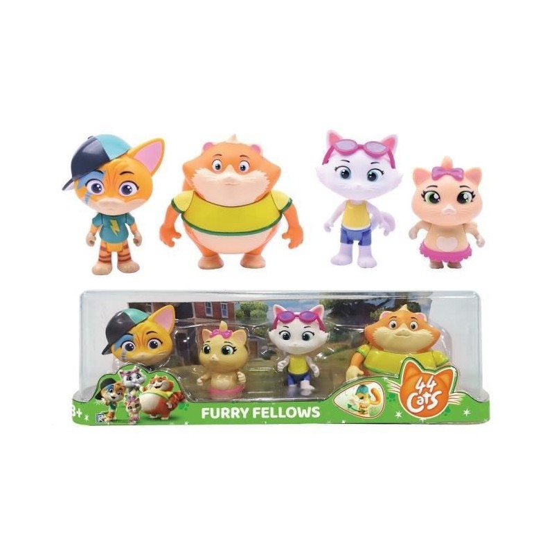 Set De 4 Figurines 44CATS - SMOBY