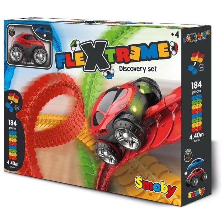FleXtreme Set Decouverte - Circuit voiture - 4,40 metres de long - SMO
